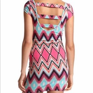 Charlotte Russe Large Colored Patterned Dress
